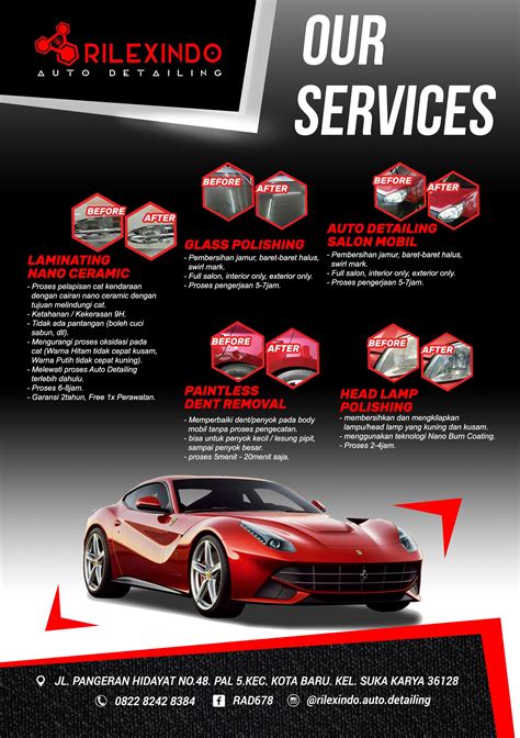 Contoh Brosur Bengkel Mobil – Sketsa