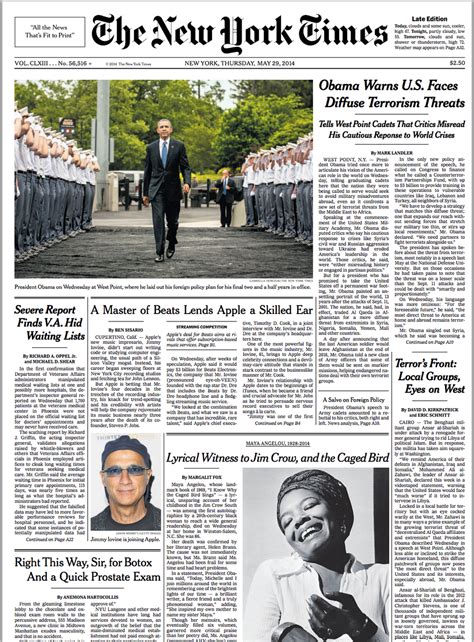 The New York Times Made A Typo On The Front Page Today