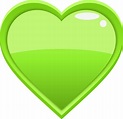 botón de corazón verde de dibujos animados 10983497 PNG