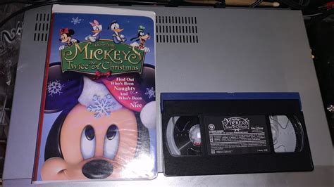 Opening To Mickeys Twice Upon A Christmas Vhs Youtube