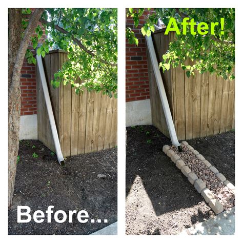 Downspout Drainage Aka A Dry Creek Bedinspiration And How To From
