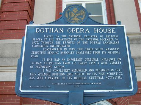 Dothan Opera House Historic Marker Jimmy Emerson Dvm Flickr