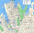 Sydney Attractions Map PDF - FREE Printable Tourist Map Sydney, Waking ...