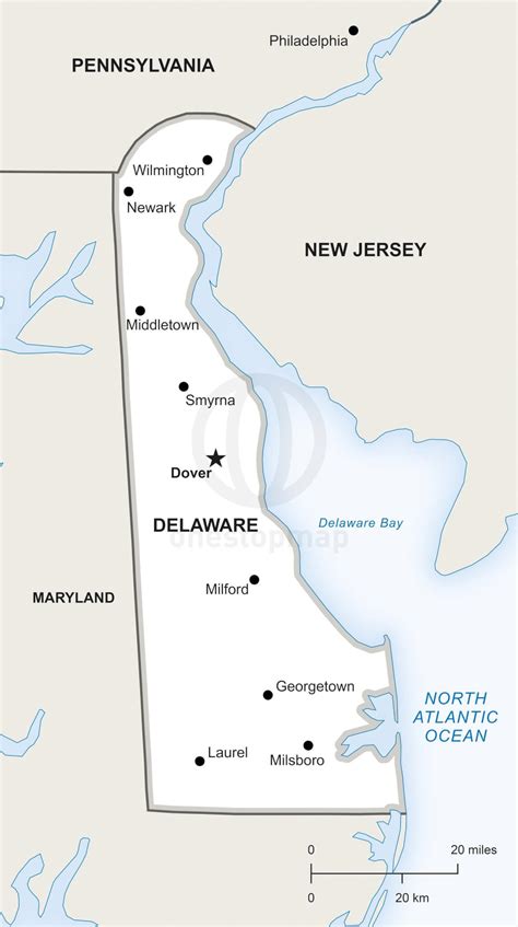 Delaware Map With Cities Verjaardag Vrouw 2020