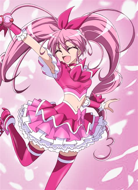 Wallpaper Anime Girls Suite Precure Hojo Hibiki Cure Melody Twintails Long Hair Pink