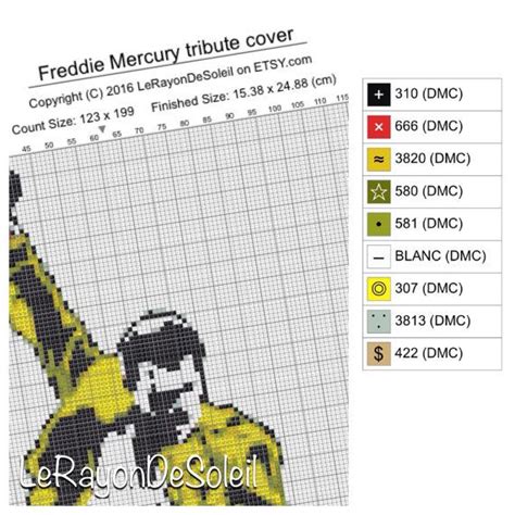Check spelling or type a new query. Freddie Mercury Modern cross stitch pattern Queen tribute ...