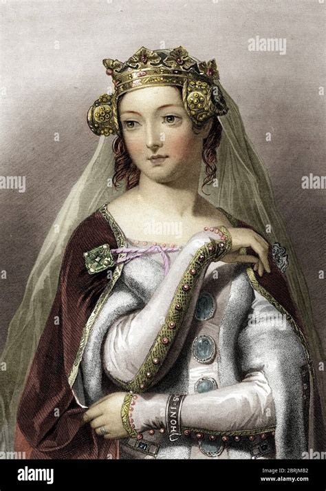 Portrait De La Reine Dangleterre Philippa De Hainaut 1314 1369