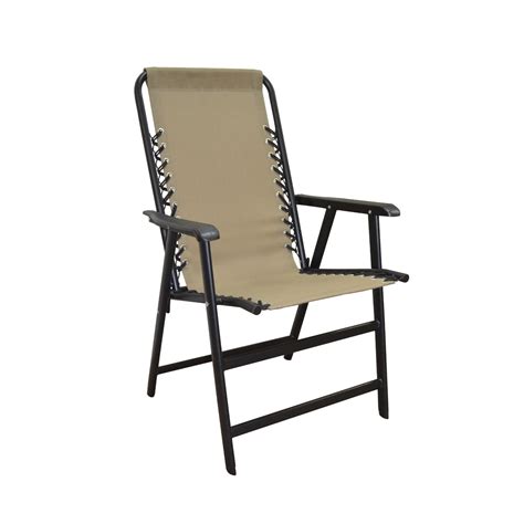 Outdoor Folding Chair With Cream Color 