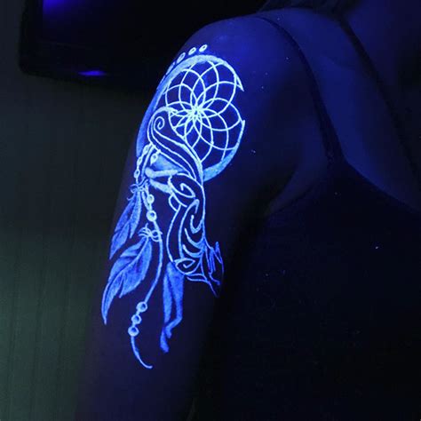 30 Glow In The Dark Tattoos Thatll Make You Turn Out The Lights