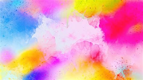 Colorful Paints Mixed Splash Abstraction Hd Abstract Wallpapers Hd