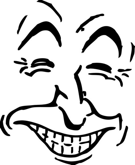 Free Vector Graphic Man Face Smiley Laughing Laugh Free Image On