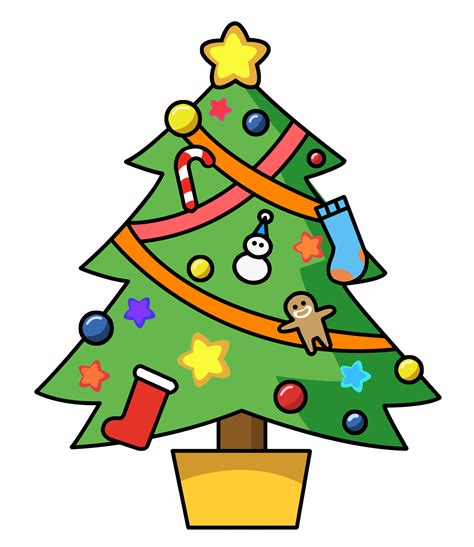 Free Cartoon Christmas Tree Pictures Download Free Clip