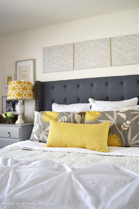 Sarah M Dorsey Designs Art Above The Headboard Finished