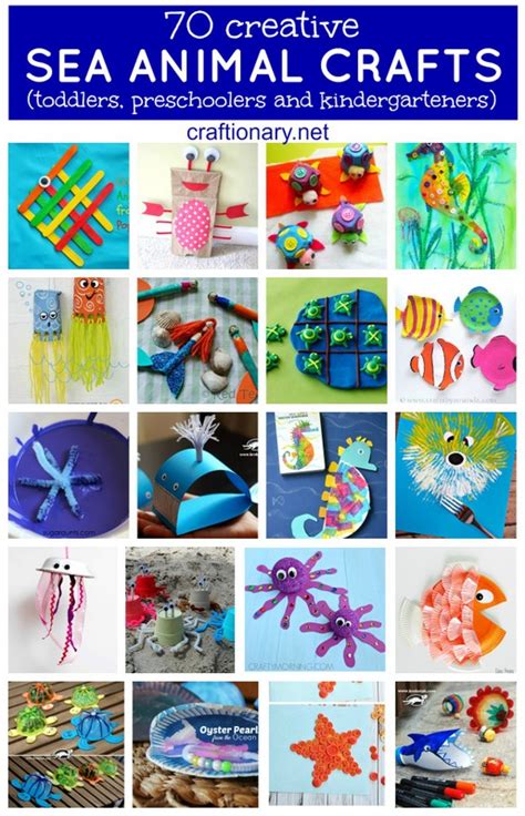 Creative Sea Animal Crafts For Kids Craftionary