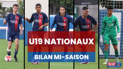 🚨 News Formation U19 Nationaux Toutes Les Stats à Mi Saison 🔴🔵💯 Les Titis Du Psg