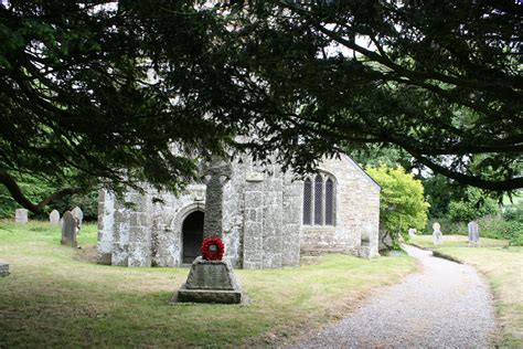 St Allen Church Of St Alleyne And War Memorial With The British