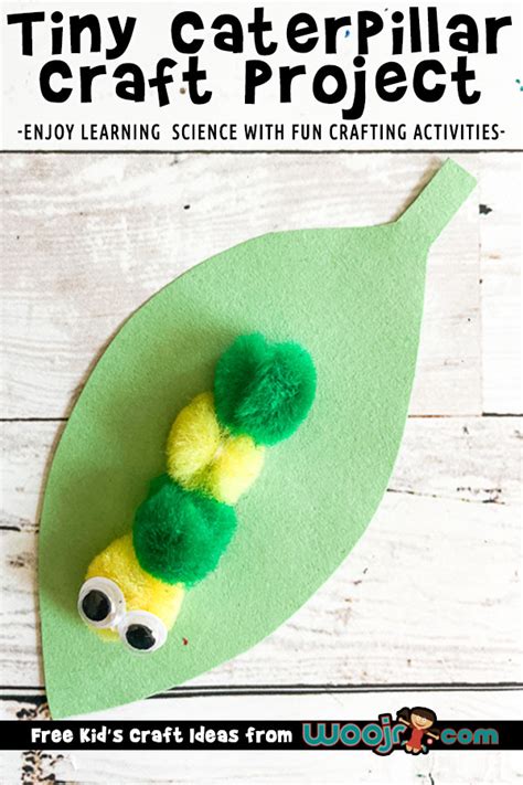 Pom Pom Caterpillar Craft For Kids Woo Jr Kids Activities