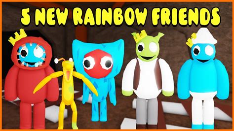 Update All 5 New Rainbow Friends In Rainbow Friends Morphs Roblox