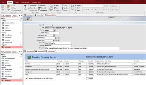 Building Your First Access Database With Microsoft Part 1 Access