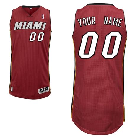 Mens Miami Heat Custom Authentic Jersey Nba Store
