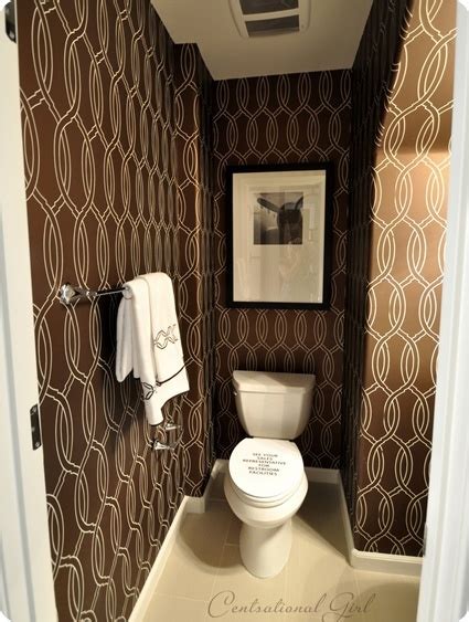 Oops I Did It Again Centsational Style Powder Room Wallpaper