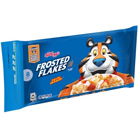 Kellogg S Frosted Flakes Breakfast Cereal 39 5 Oz Bag Walmart Com