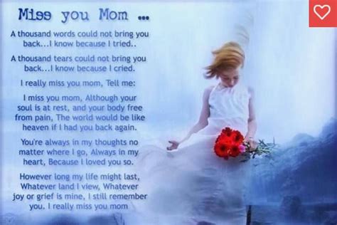 1 Pat Clemmens Richard Miss You Mom Quotes Mom In Heaven Quotes