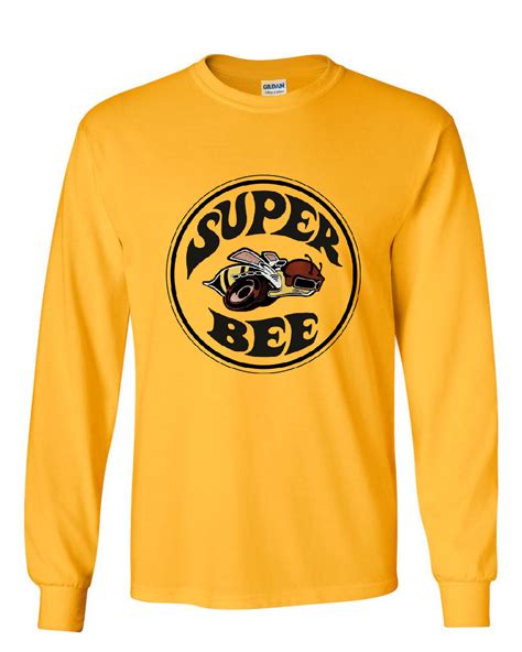 Dodge Super Bee Long Sleeve T Shirt American Muscle Car Tee Ebay