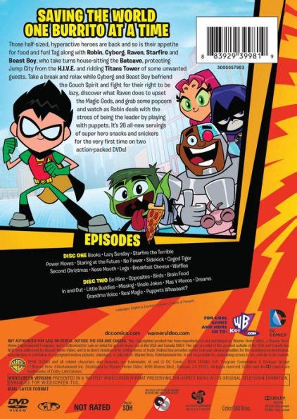 Teen Titans Go Season One Part Two Dvd Barnes And Noble