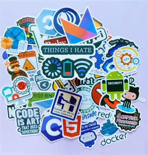 Programming Sticker Pack Coding Stickers Waterproof Etsy Uk