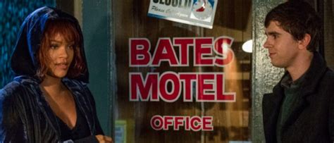 First Look Rihannas Marion Crane Checks Into Bates Motel Season Five