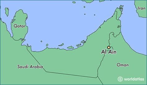 Where Is Al Ain The United Arab Emirates Al Ain Abu Dhabi Map
