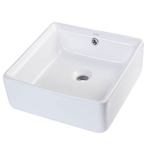 Explore the options available to find the right one for your home. EAGO Top Mount Ceramic Bathroom Basin - Porcelain Square ...