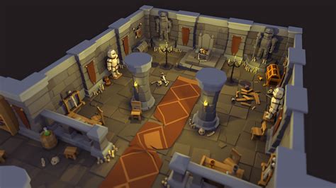 Low Poly Dungeon Asset Pack By Miguel Lobo