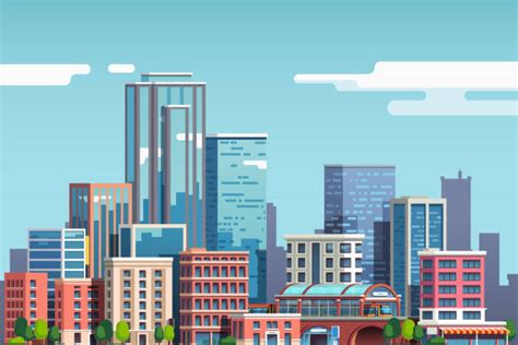 City Clipart Illustrations Royalty Free Vector Graphics And Clip Art