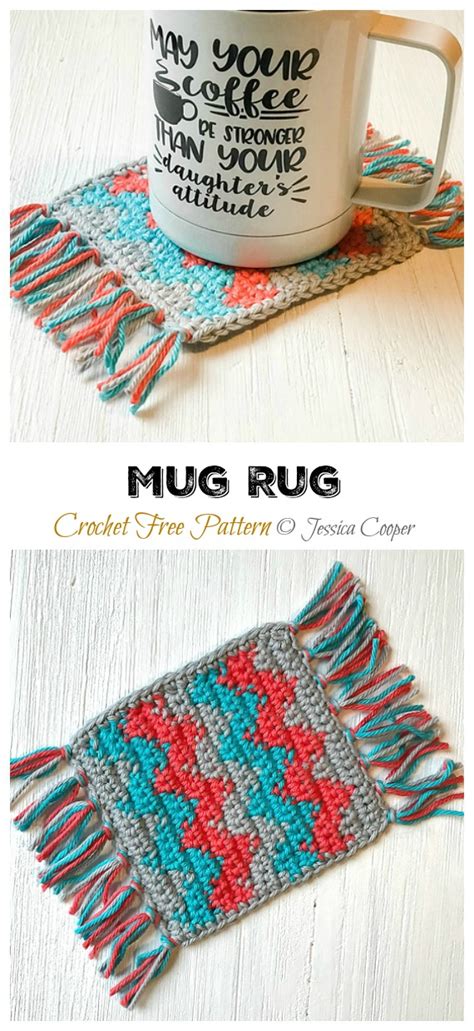 Mug Rug Crochet Free Patterns Crochet And Knitting