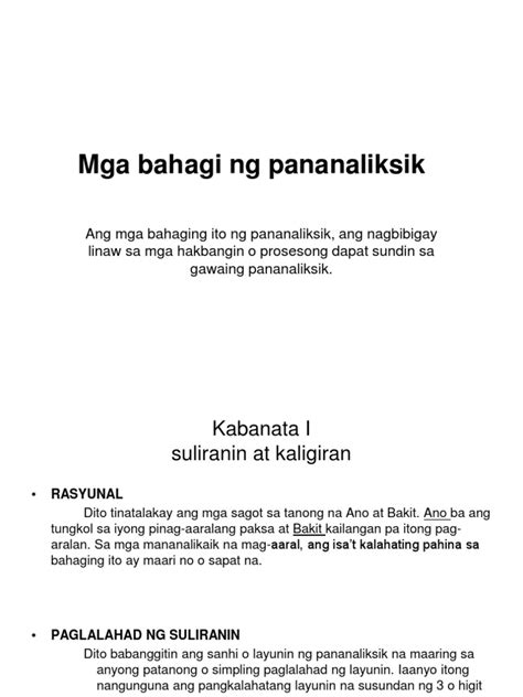 Pananaliksik Sa Filipino Topic Tips O Paalala Sa Pagpili Ng Paksa Sa