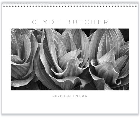 2026 Calendar Clyde Butcher Black And White Fine Art Photography