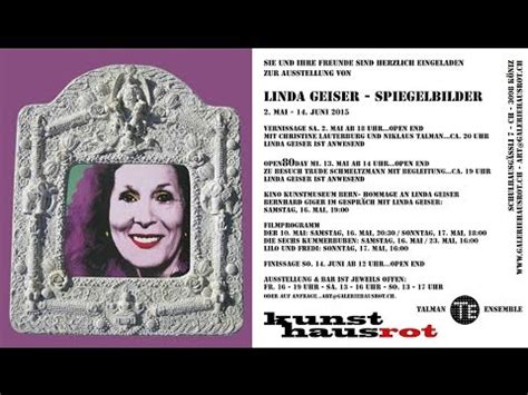 Linda Geiser Spiegelbilder Galeriehausrot YouTube