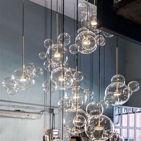 Bolle 4 Bubble Pendant By Giopato And Coombes — Ecc Hanging Lamp