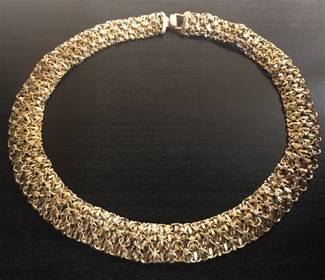 Gold Dipped Wolof Necklace Fulaba Exclusive Jewelry From African