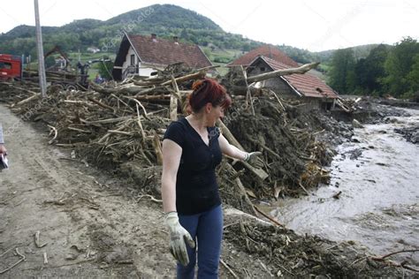 Worst Flooding On Record Across The Balkans In Serbia Stock Editorial