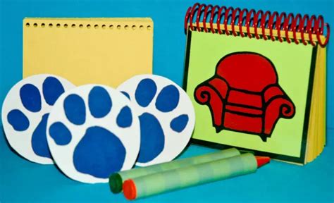 Blues Clues Steve S Handy Dandy Thinking Chair Notebook Laminated 23725