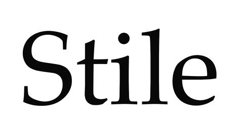 How To Pronounce Stile Youtube