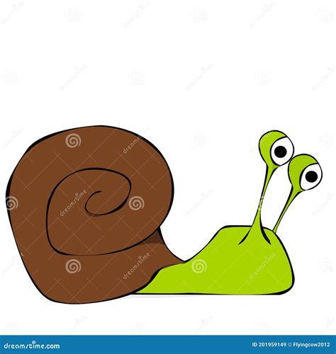Funny Comic Art Slug Stock Illustration Illustration Of Slug 201959149