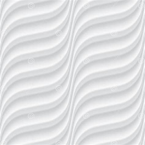 White Seamless Background Panel With Wavy Texture Stock Illustration