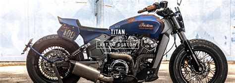 Titan Century Indian Scout 2019 Flat Track Racer Concept Custom