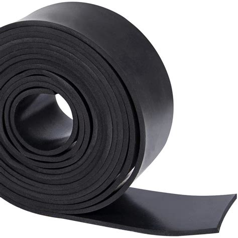 Torrami Solid Neoprene Rubber Strips Roll 18 125 Inch Thick X 2
