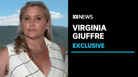 exclusive interview with alleged sex slave virginia giuffre abc news youtube