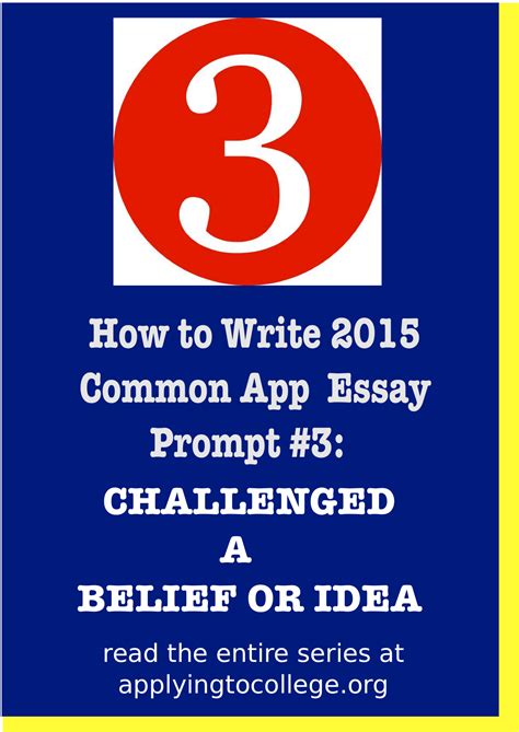 The common app essay can make or break your college application. 6 Tips For Writing The Common Application Essay - How to ...